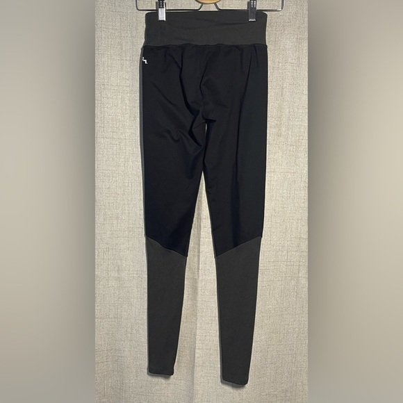JOY LAB black and grey nylon & spandex leggings for ballet dance warm-up. Small - Picture 3 of 7